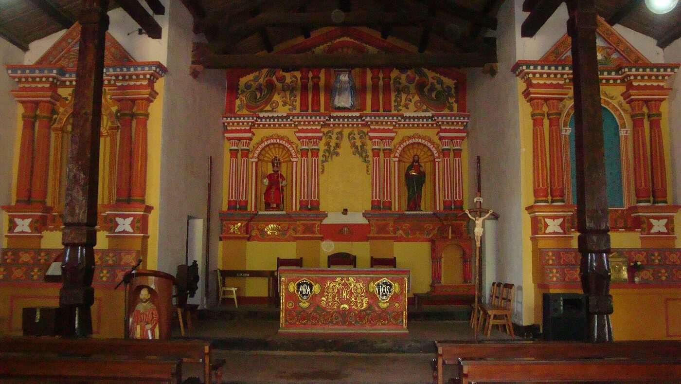 Iglesia San Juan Bautista de Porongo en Municipio Porongo (Ayacucho)