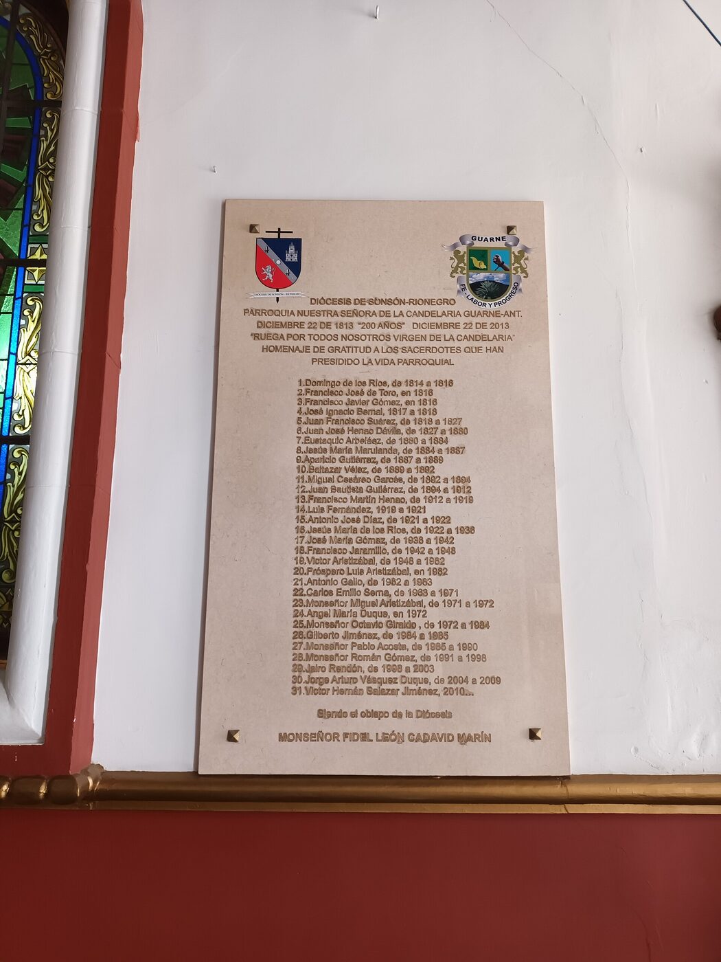 Iglesia Catolica Nuestra Señor de la Candelaria en Guarne