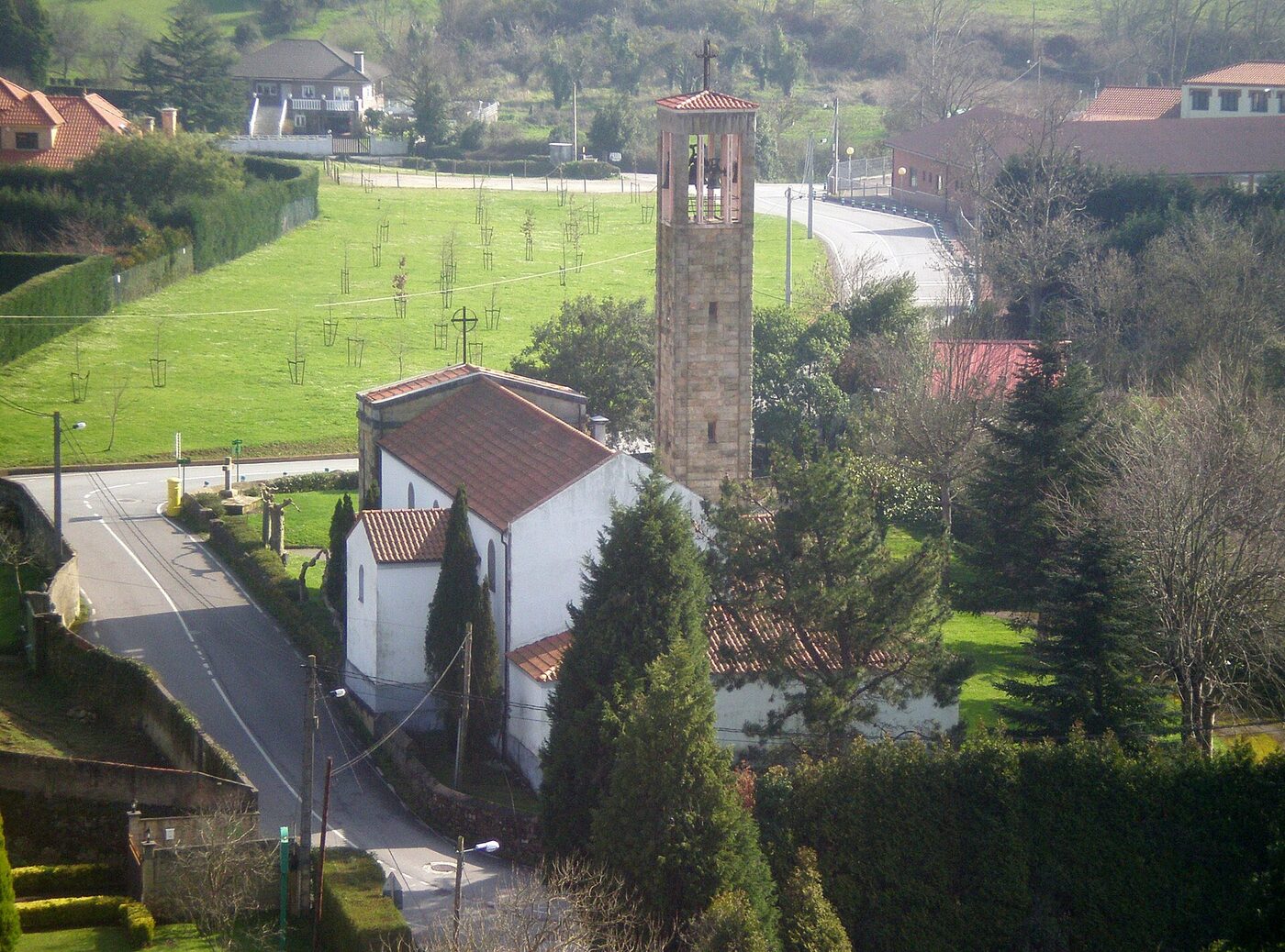 Iglesia de Santolaya de Cabueñes en Gijón
