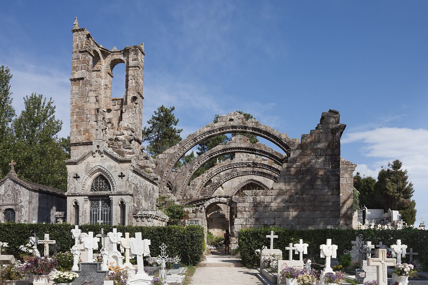 Ruínas da Igrexa de Santa Mariña Dozo en Cambados