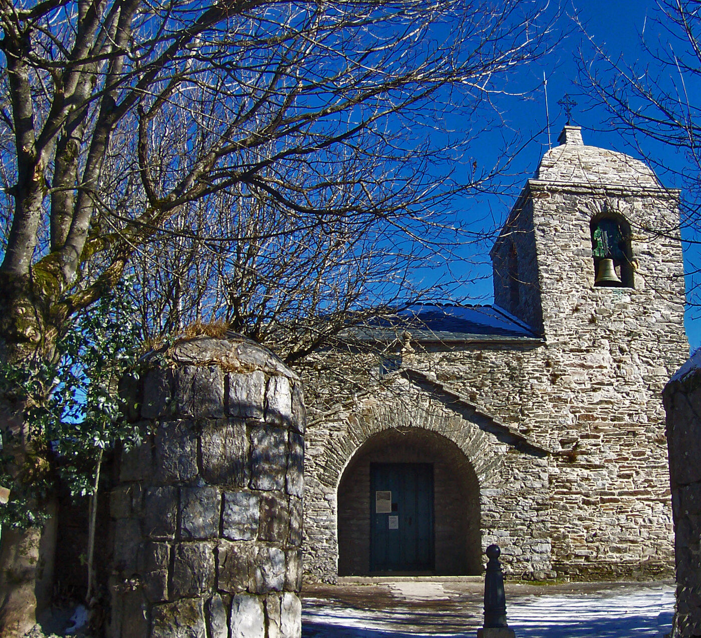 Santuario de Santa María a Real do Cebreiro en Pedrafita do Cebreiro