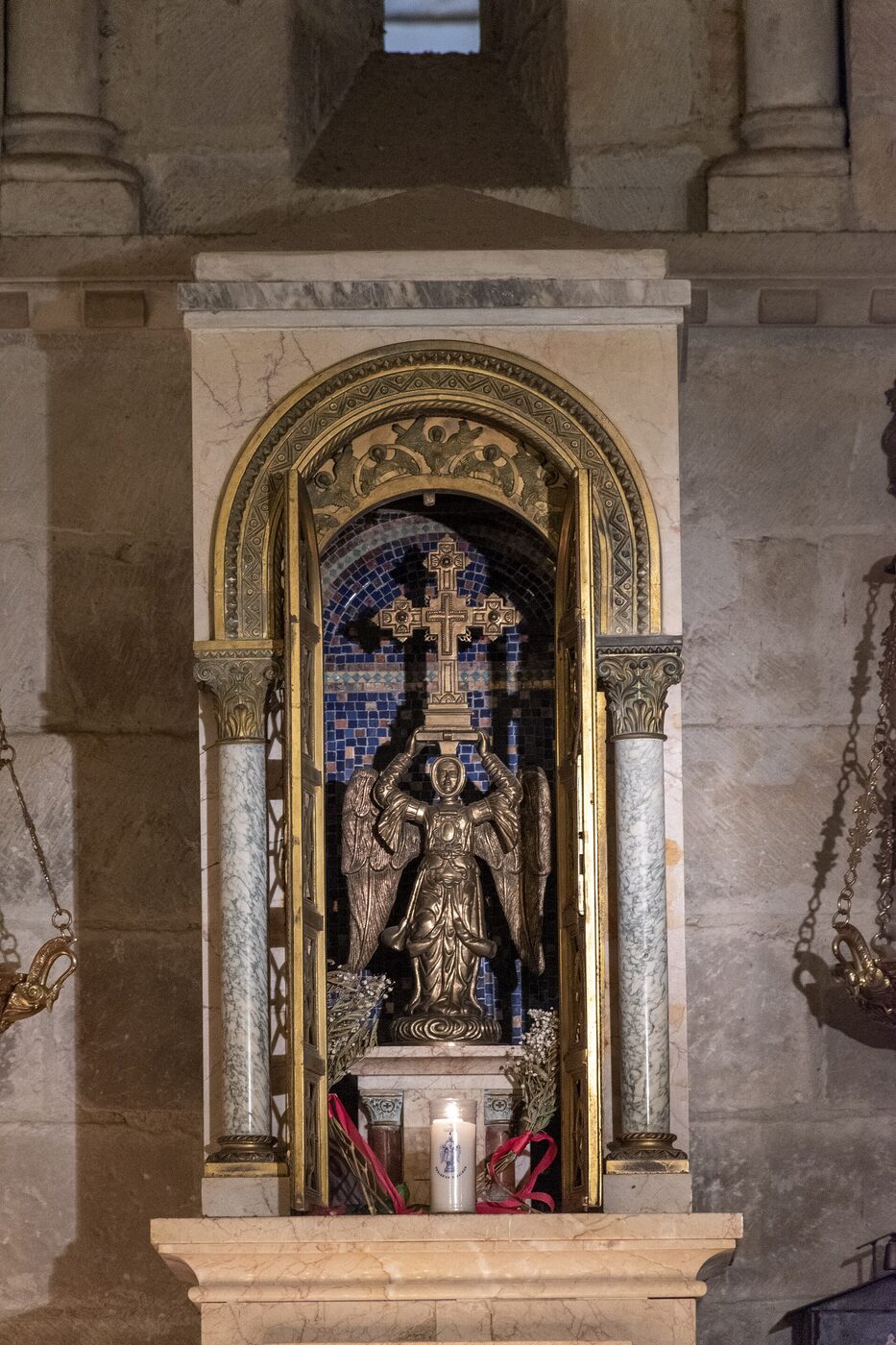 Santuario de San Miguel - Done Mikel Santutegia en Huarte-Araquil