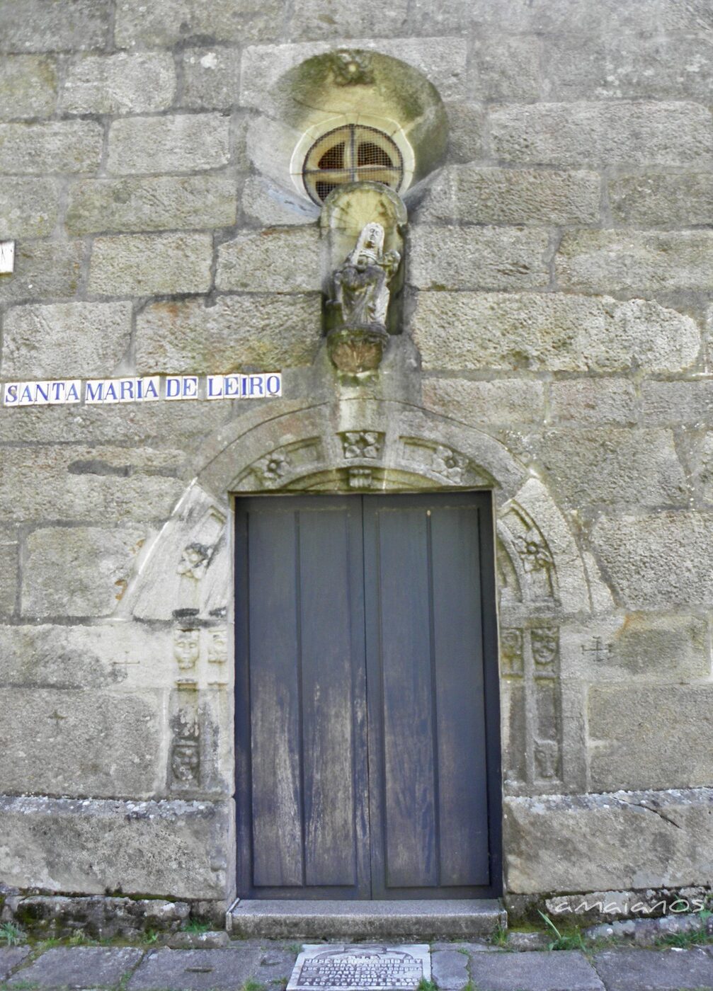 Igrexa de Santaia de Leiro en Abegondo