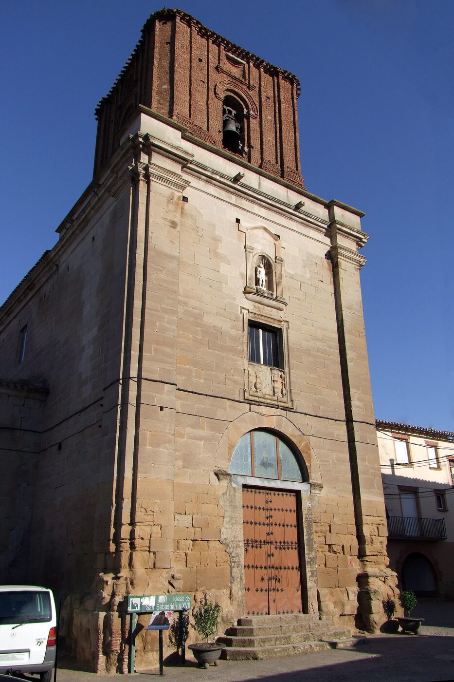 Iglesia de San Sebastián en Corera