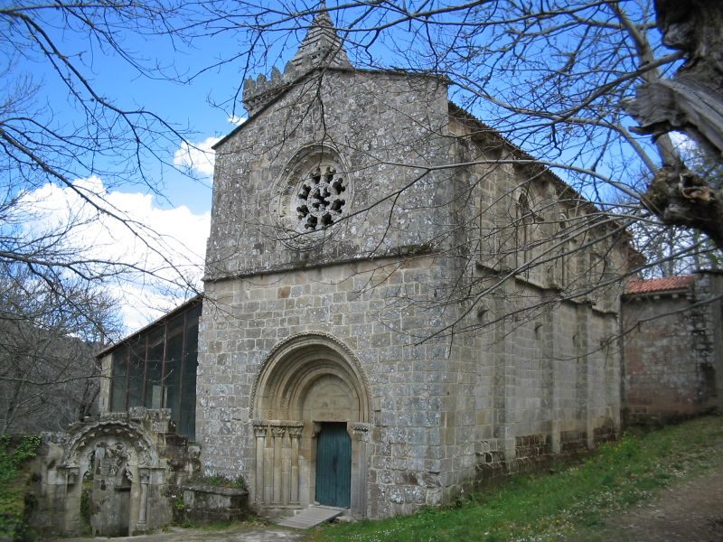 Mosteiro de Santa Cristina de Ribas de Sil en Parada de Sil
