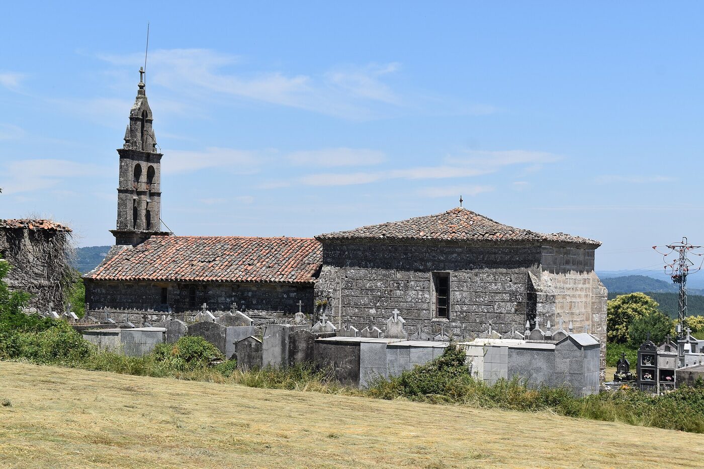 Igrexa de Santa Baia de Vilar de Cerreda en Nogueira de Ramuín