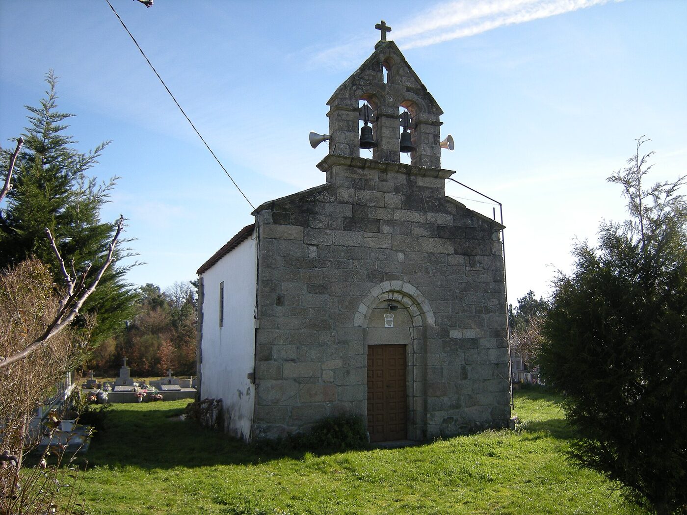 Igrexa de Santo Estevo de Espasantes en Pantón