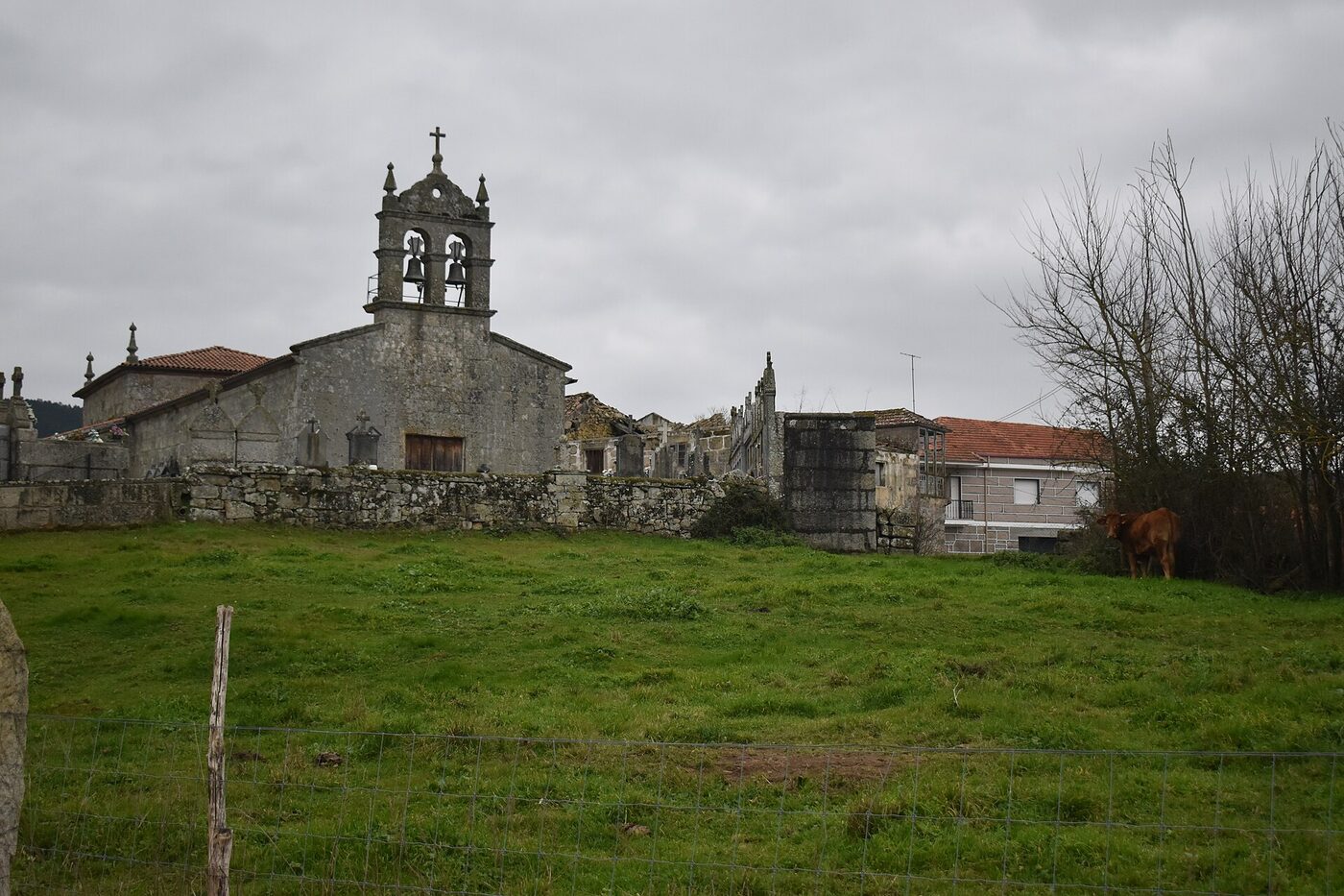 Igrexa de San Lourenzo de Nocelo da Pena en Sarreaus