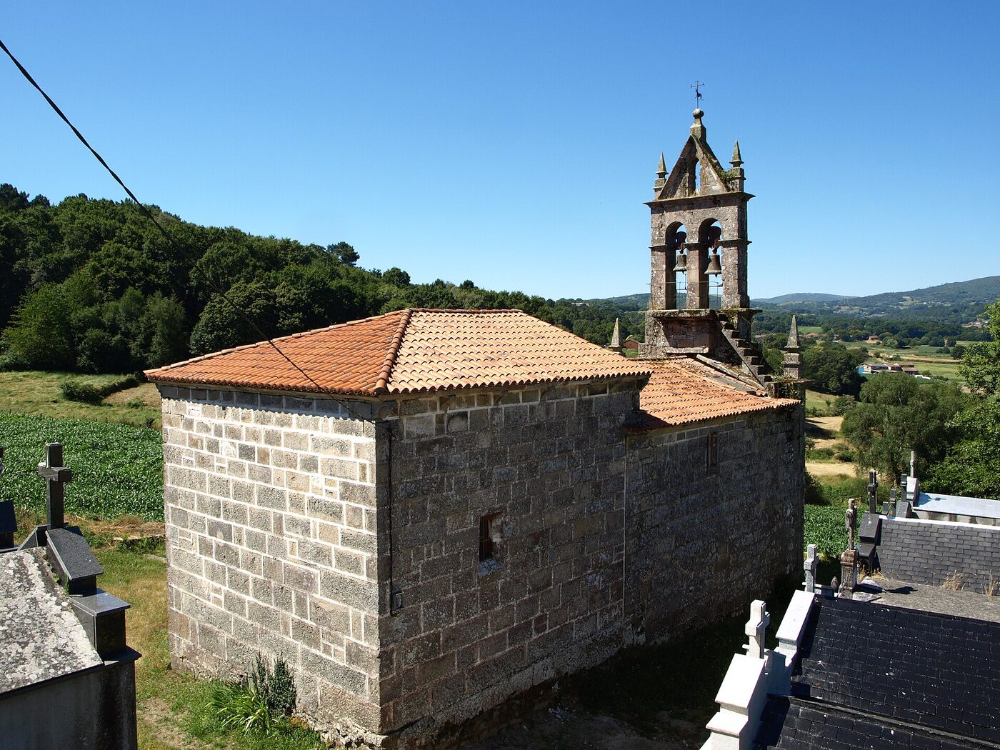 Igrexa de Santa Cruz de Viana en Chantada