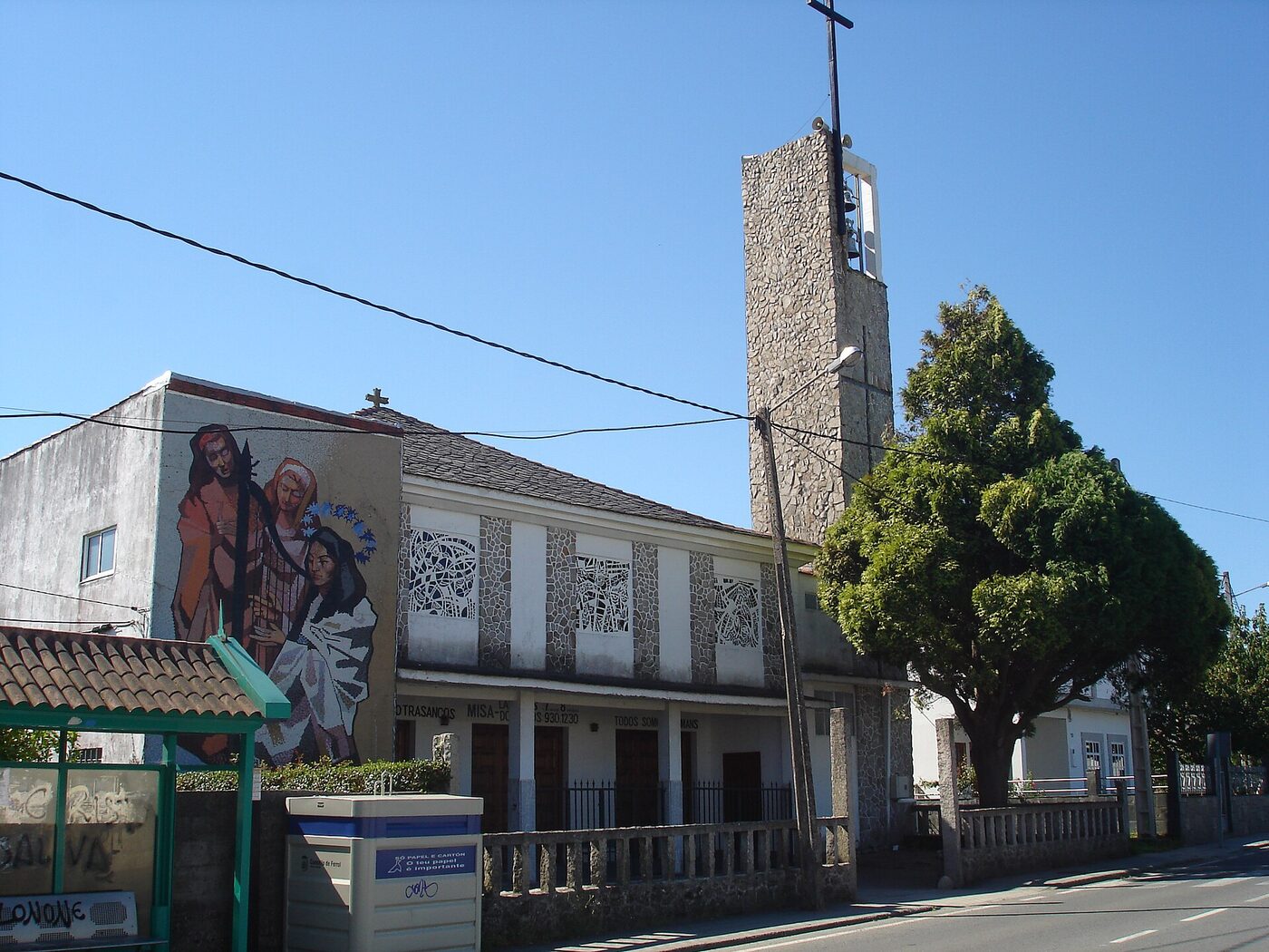 Igrexa Nova de Santa Icía de Trasancos en Ferrol