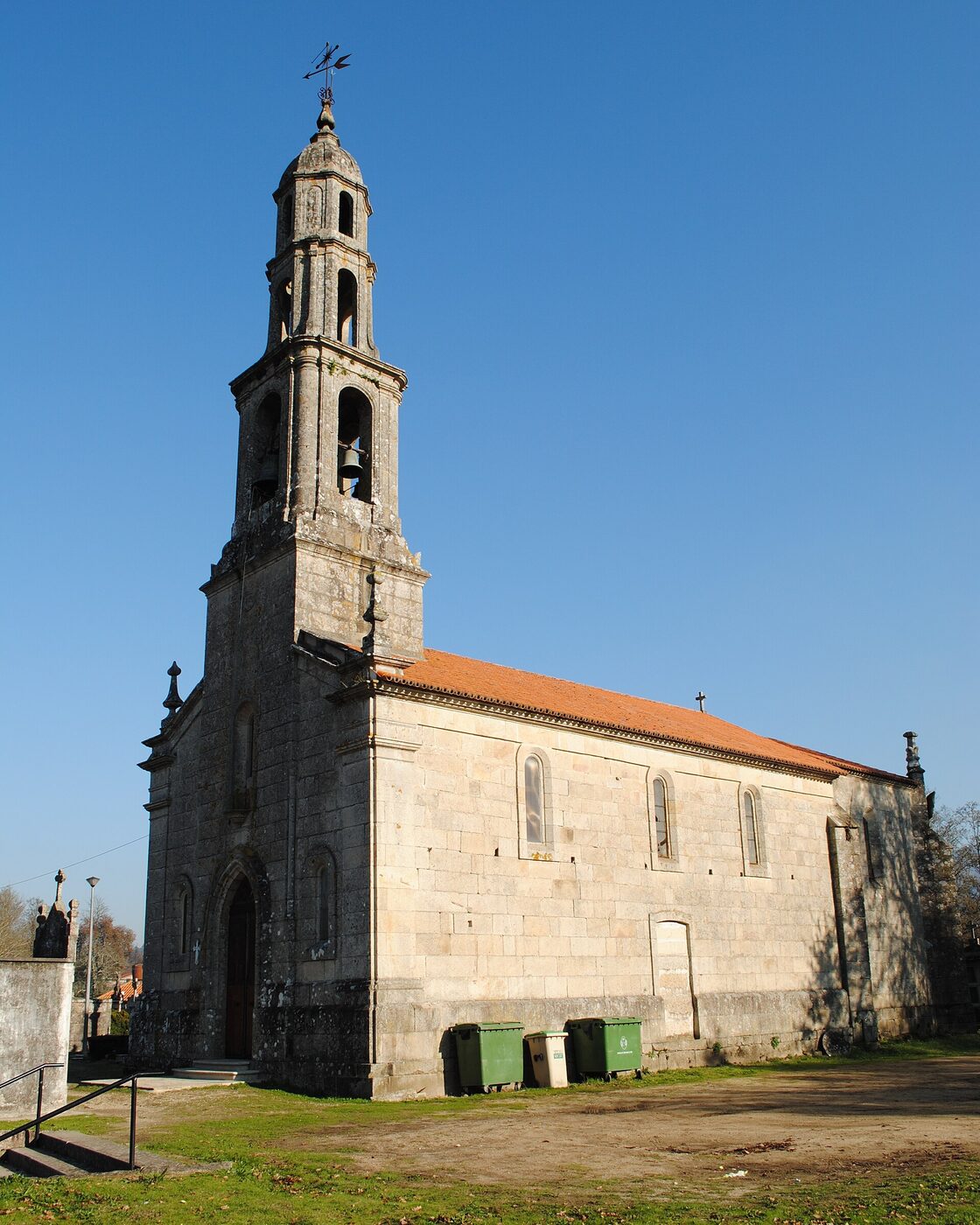Igrexa de San Salvador de Leirado en Salvaterra de Miño