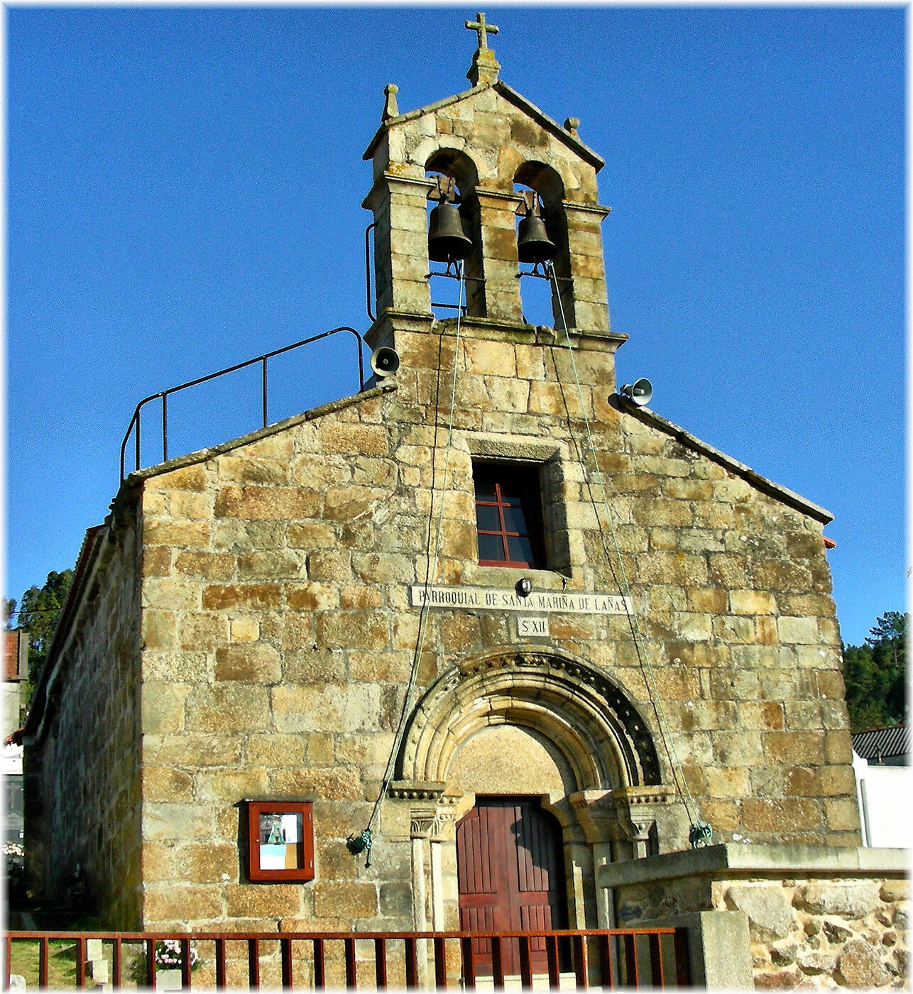 Igrexa de Santa Mariña de Lañas en Arteixo