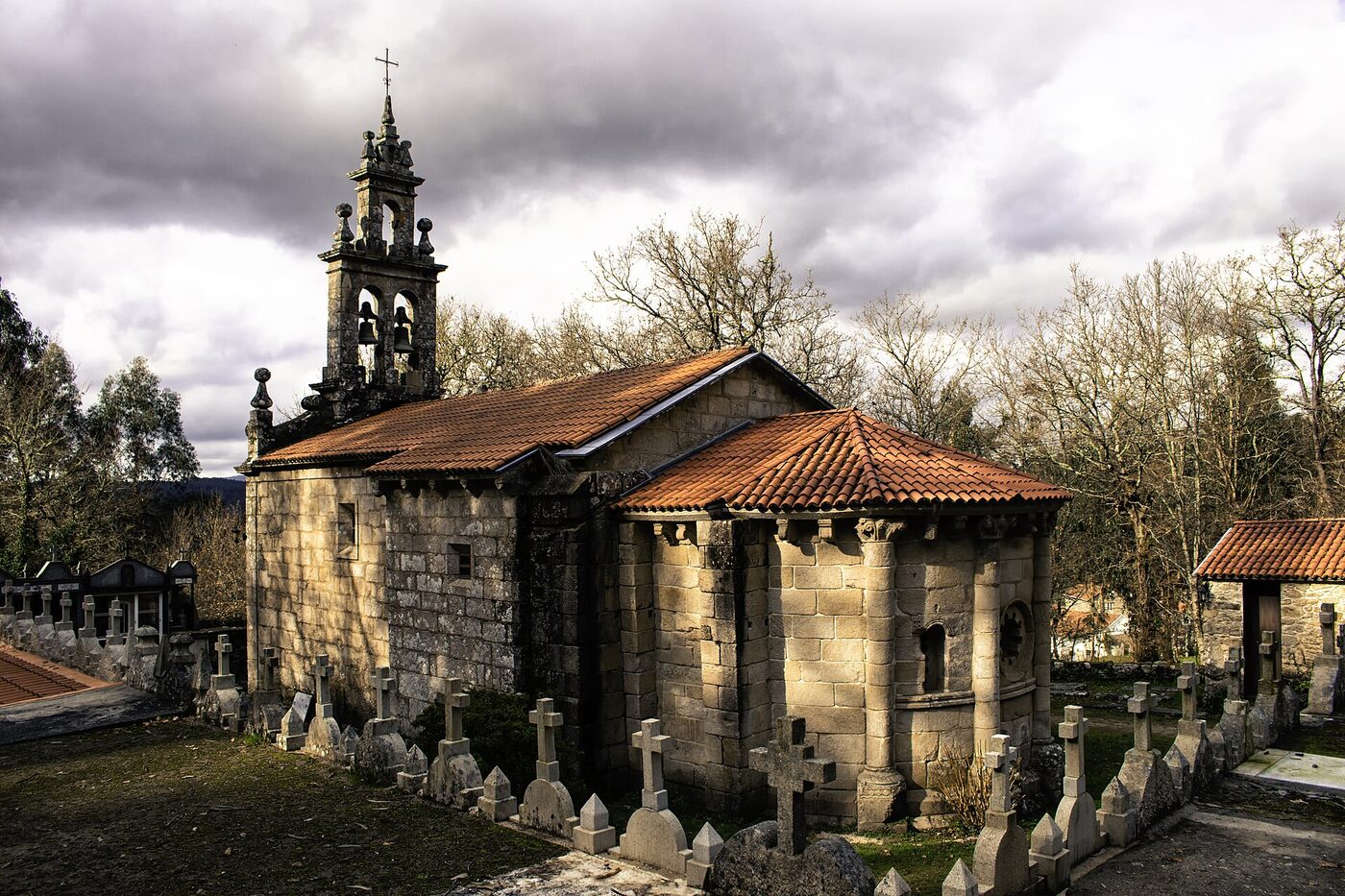 Igrexa de San Martiño de Gargantáns en Moraña