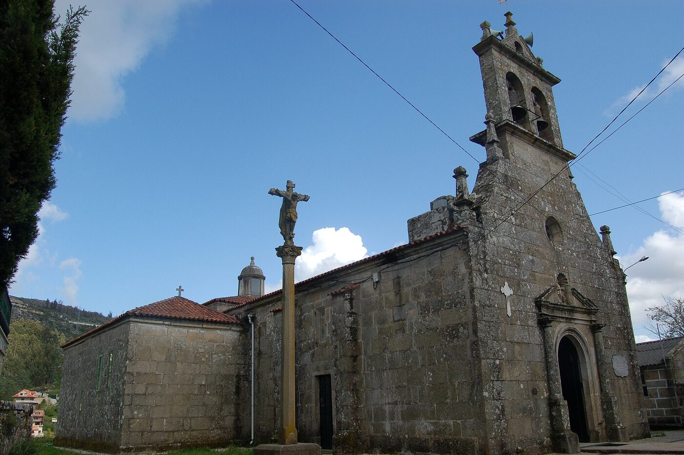 Igrexa de Santa Baia de Meira en Moaña