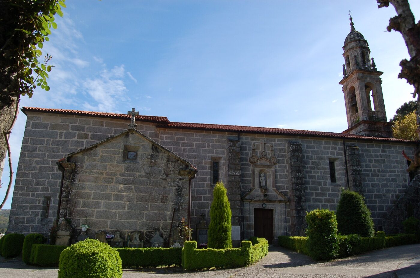 Igrexa de Santa Mariña de Abelenda en Avión