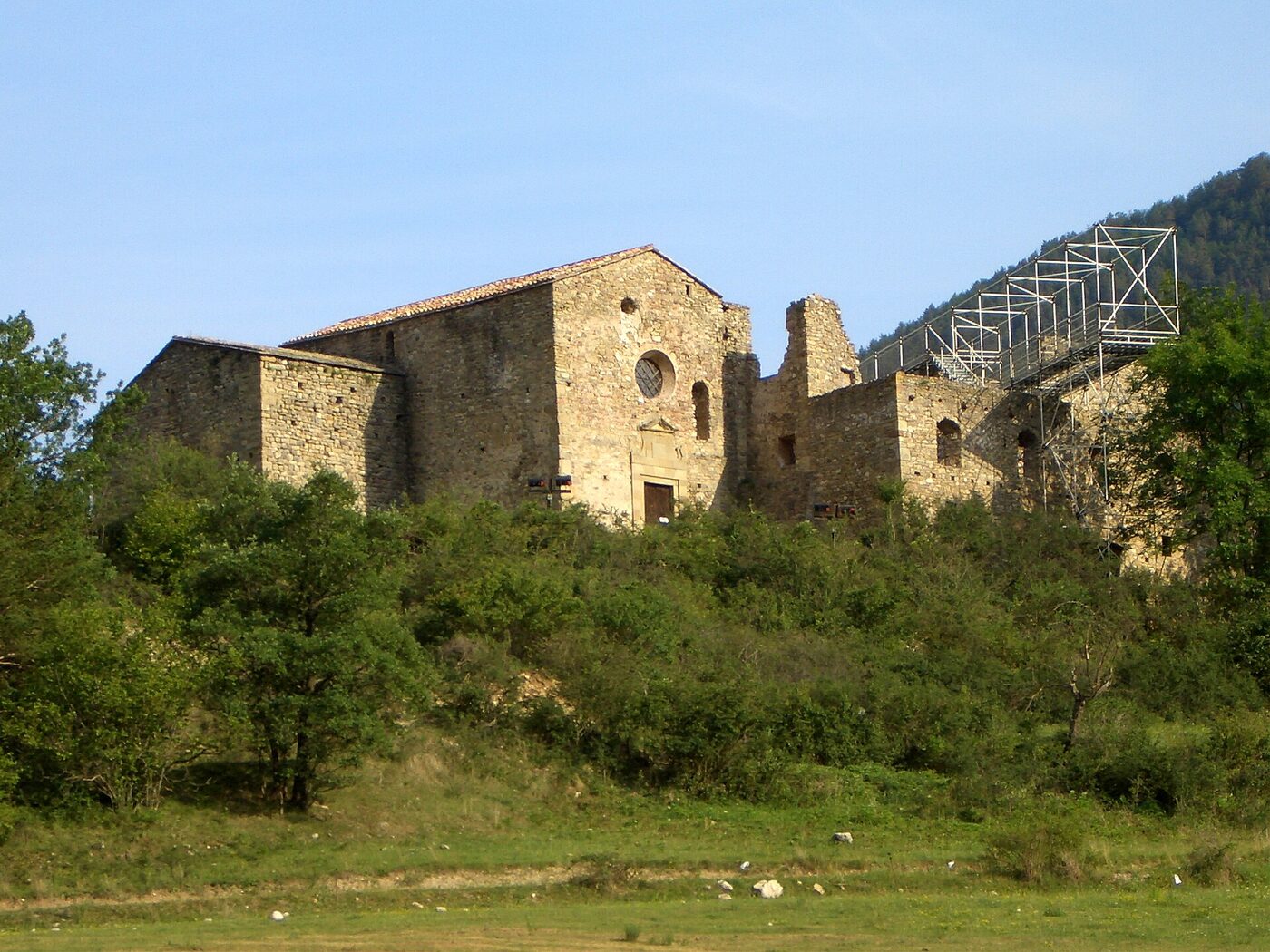 Santa Maria de Lillet en la Pobla de Lillet