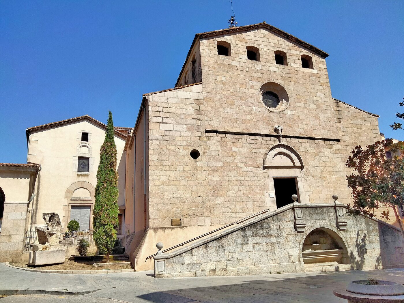 Església parroquial de Santa Coloma de Farners en Santa Coloma de Farners