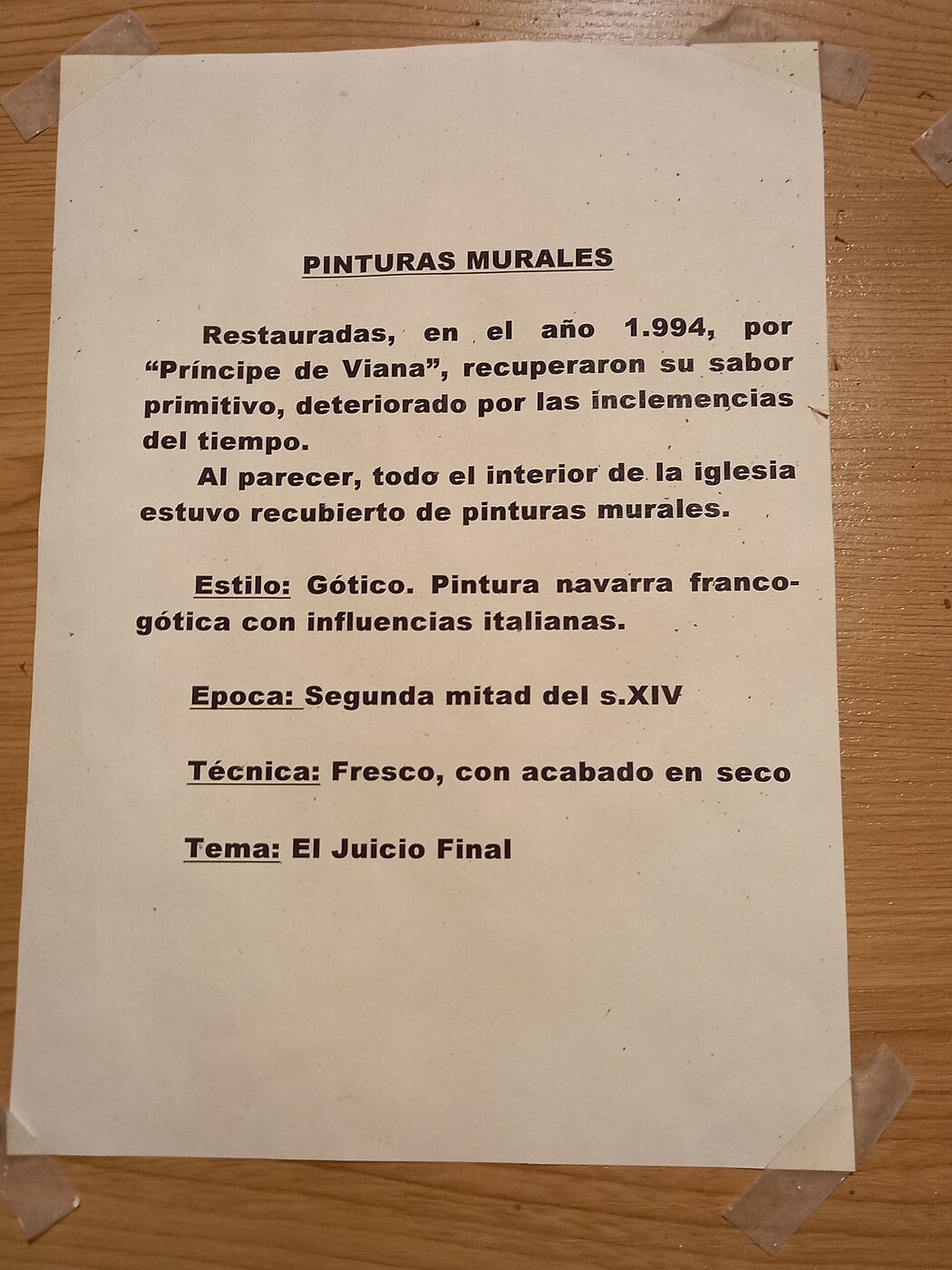 Iglesia Santa María de Eristain en Olóriz