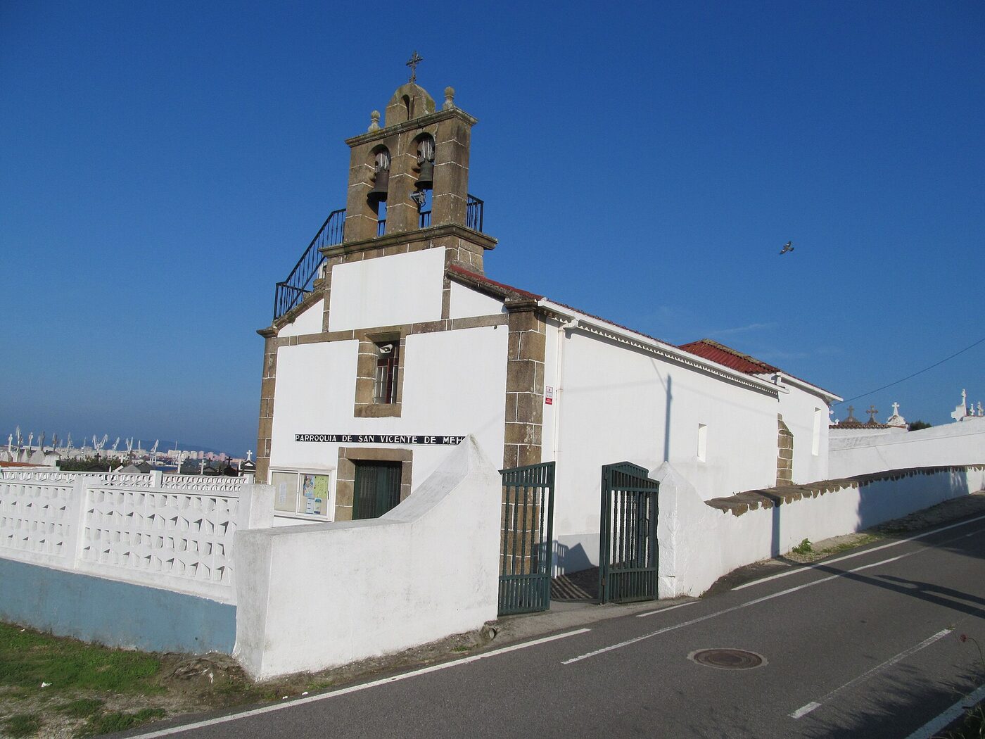 Igrexa de San Vicente de Meá en Mugardos