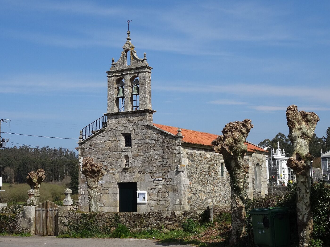 Igrexa de Santo Estevo de Goiáns en Carballo