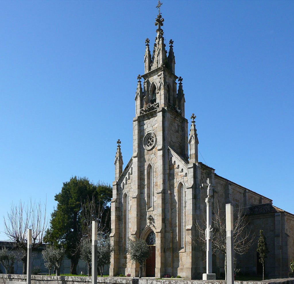 Igrexa de Nosa Señora dos Praceres en Pontevedra