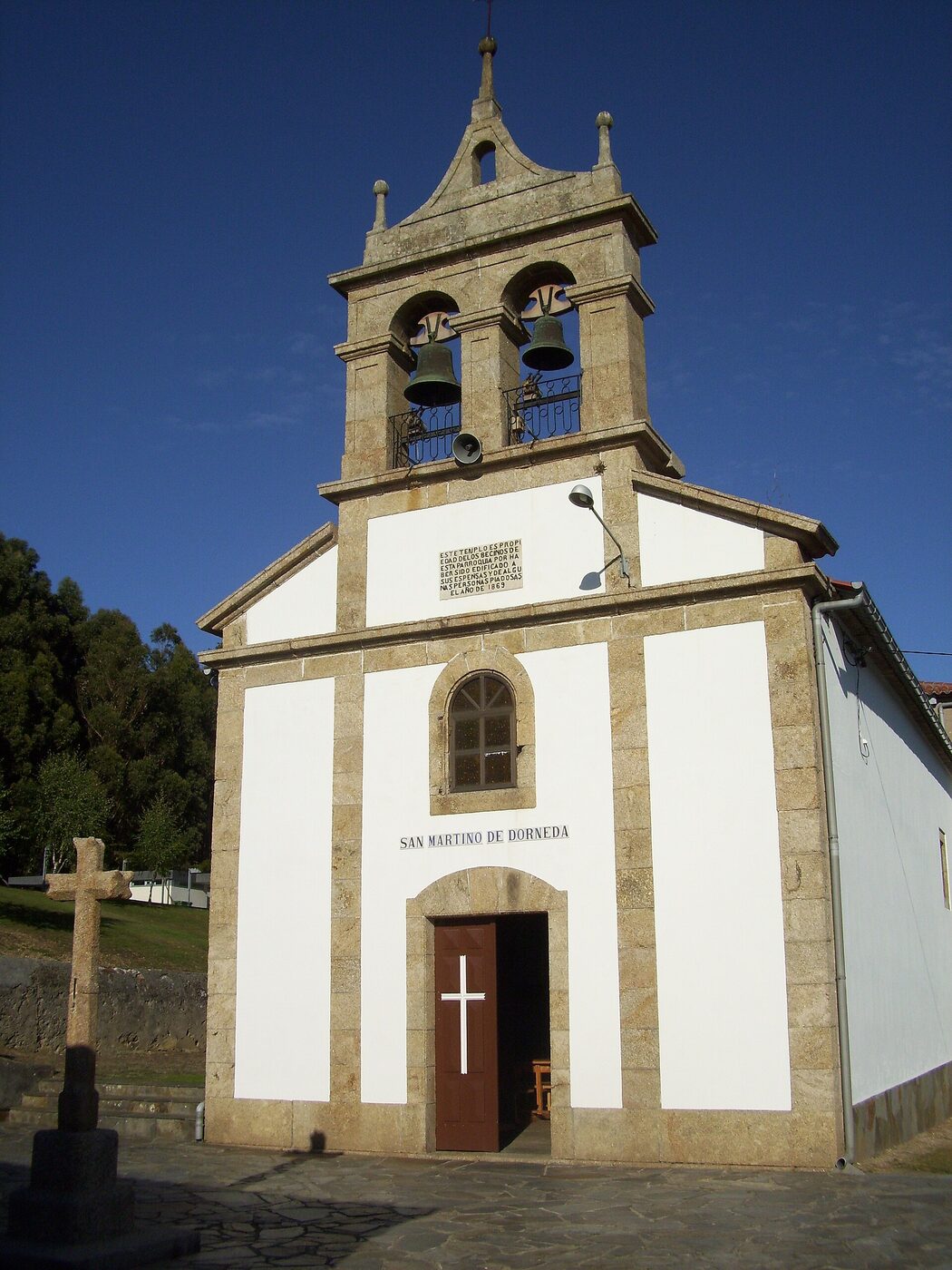 Igrexa de San Martiño de Dorneda en Oleiros