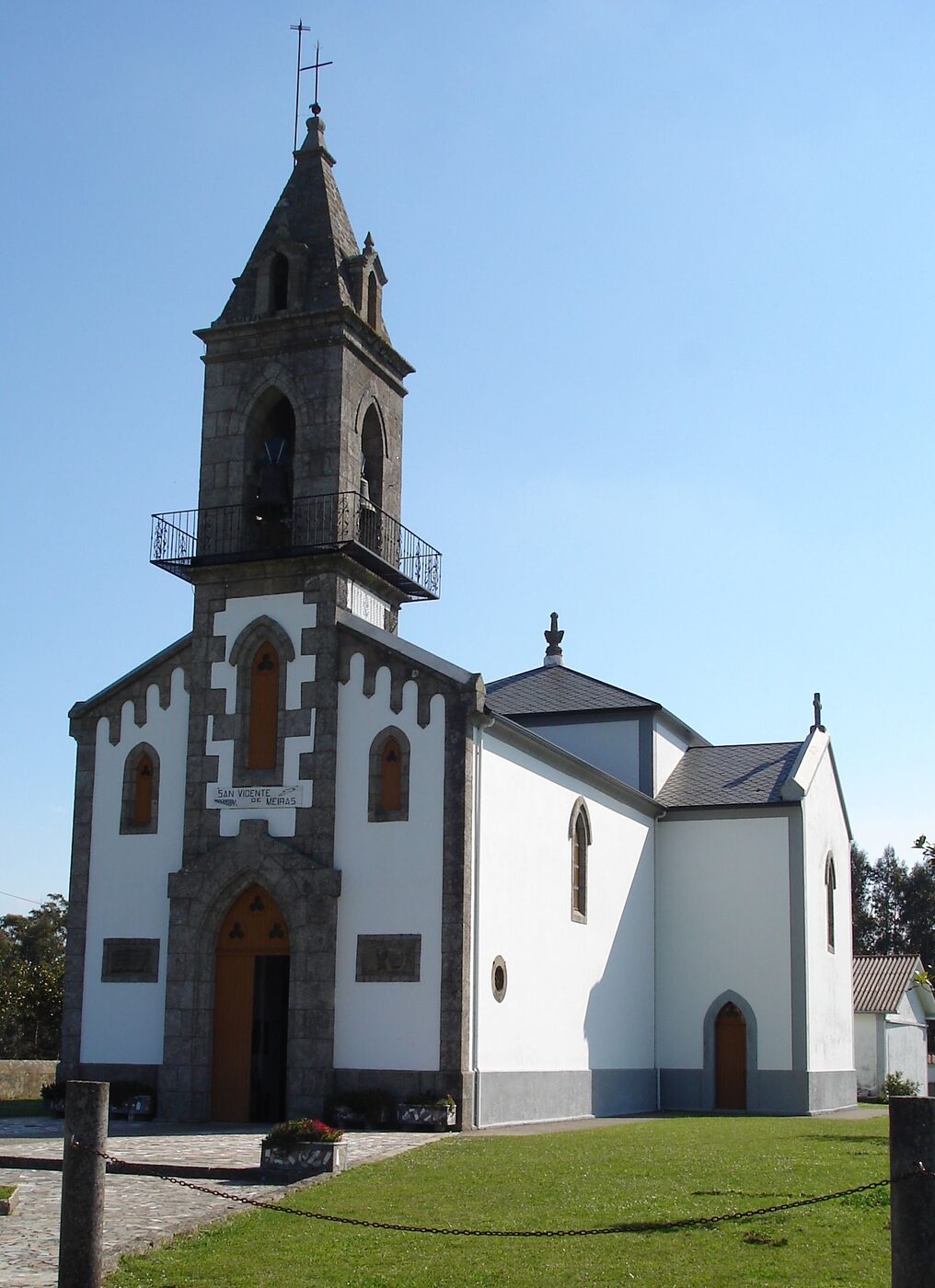 Igrexa de San Vicente de Meirás en Valdoviño