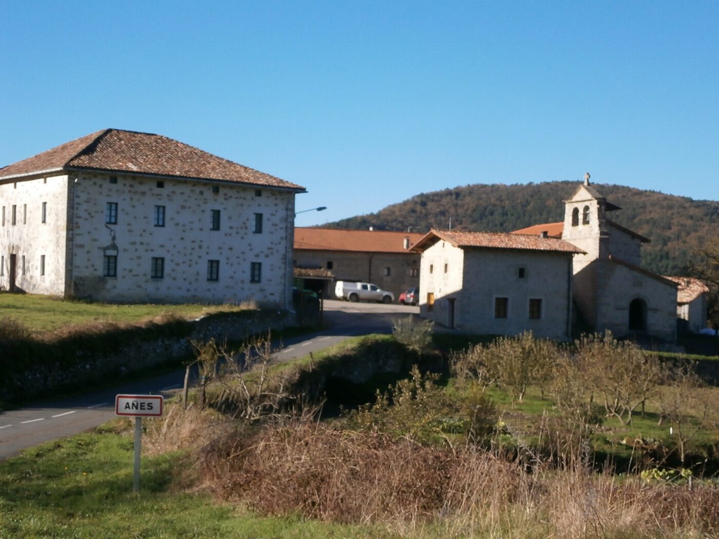 Iglesia de Añes en Cuadrilla de Ayala