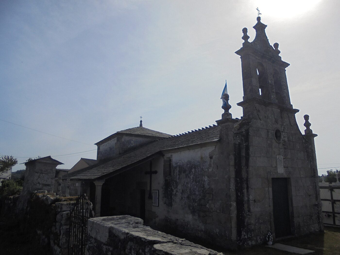 Igrexa de Santa Oalla de Pradeda en Guntín