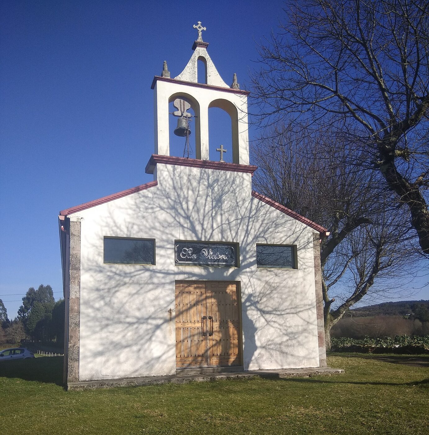 Capela de San Vitoiro da Sabugueira en Sobrado