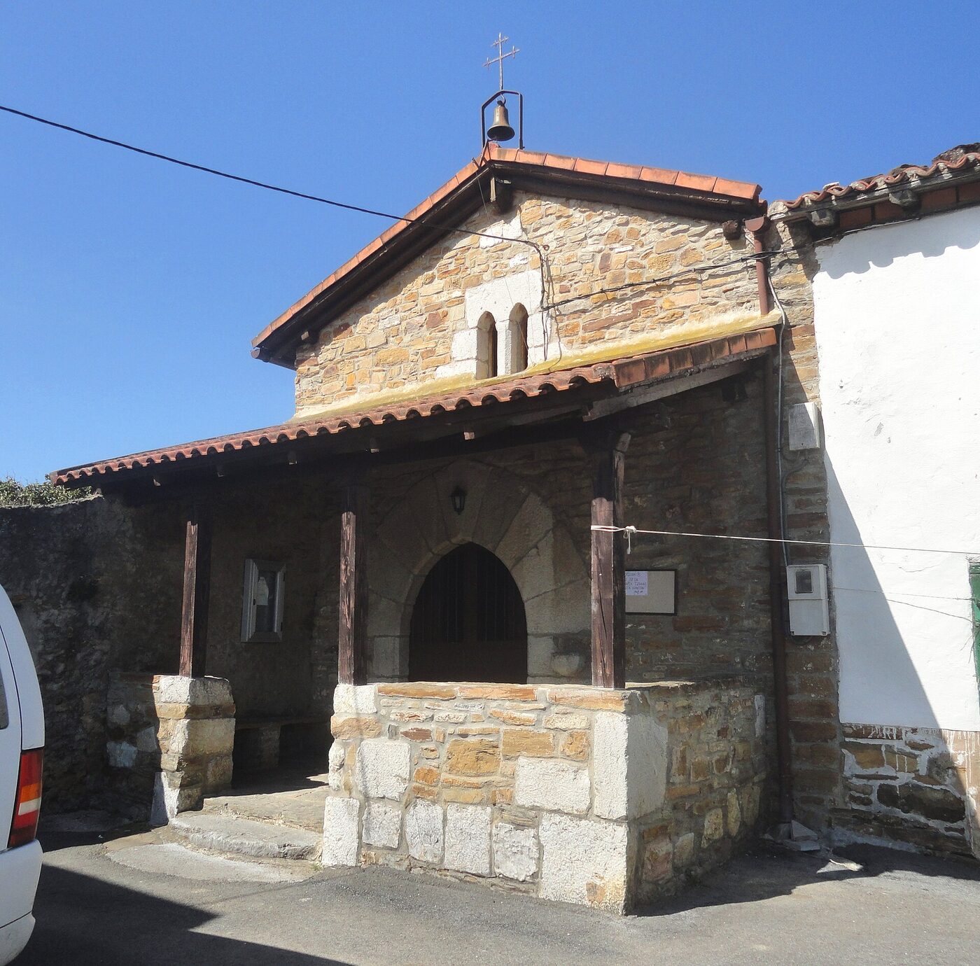 San Sebastian ermita en Deva