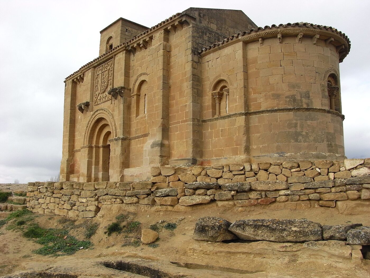 Ermita de Santa María de La Piscina en San Vicente de la Sonsierra