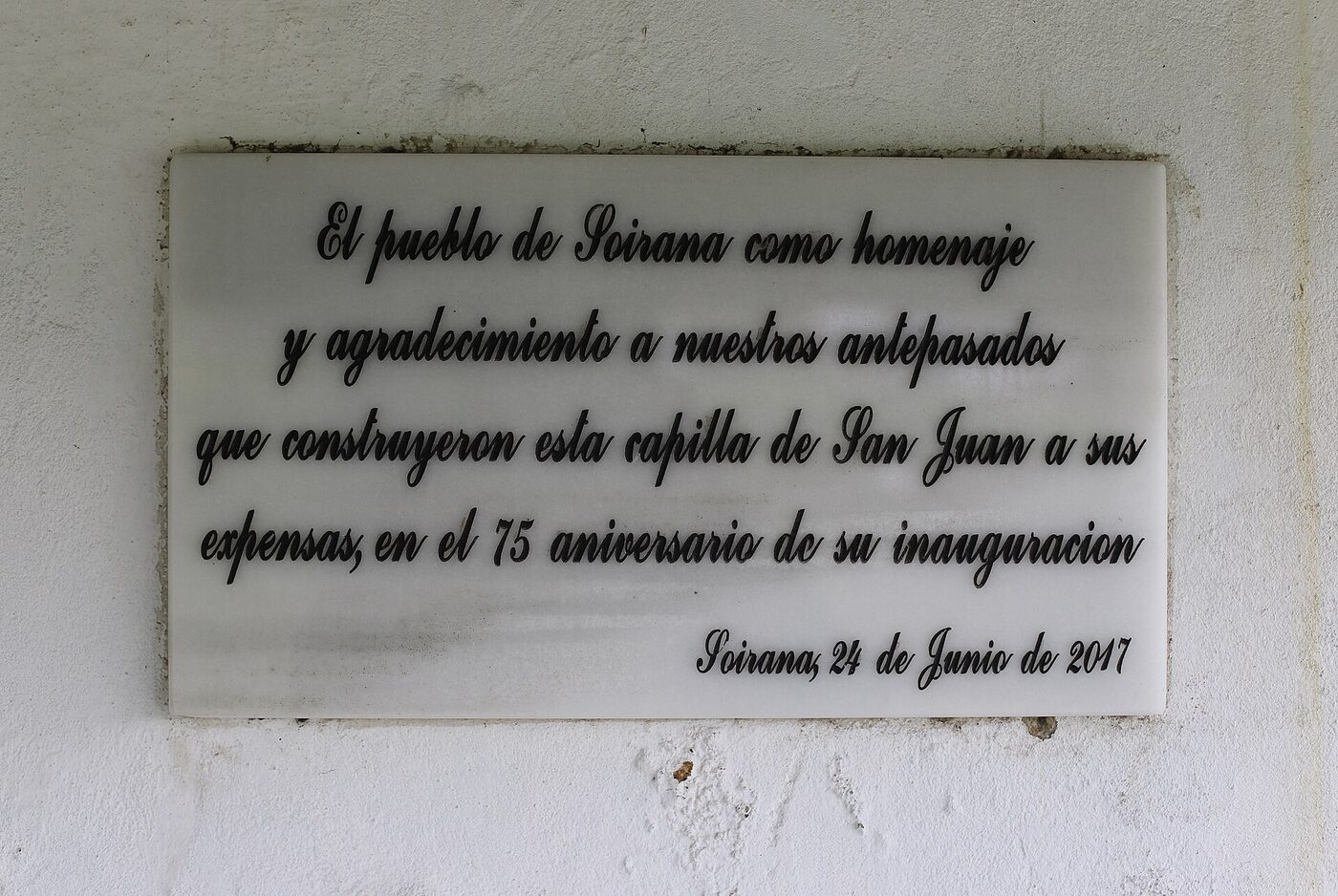 Capilla de San Juan de Soirana en Navia