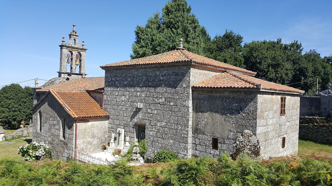 Igrexa de San Cristovo de Borraxeiros en Agolada