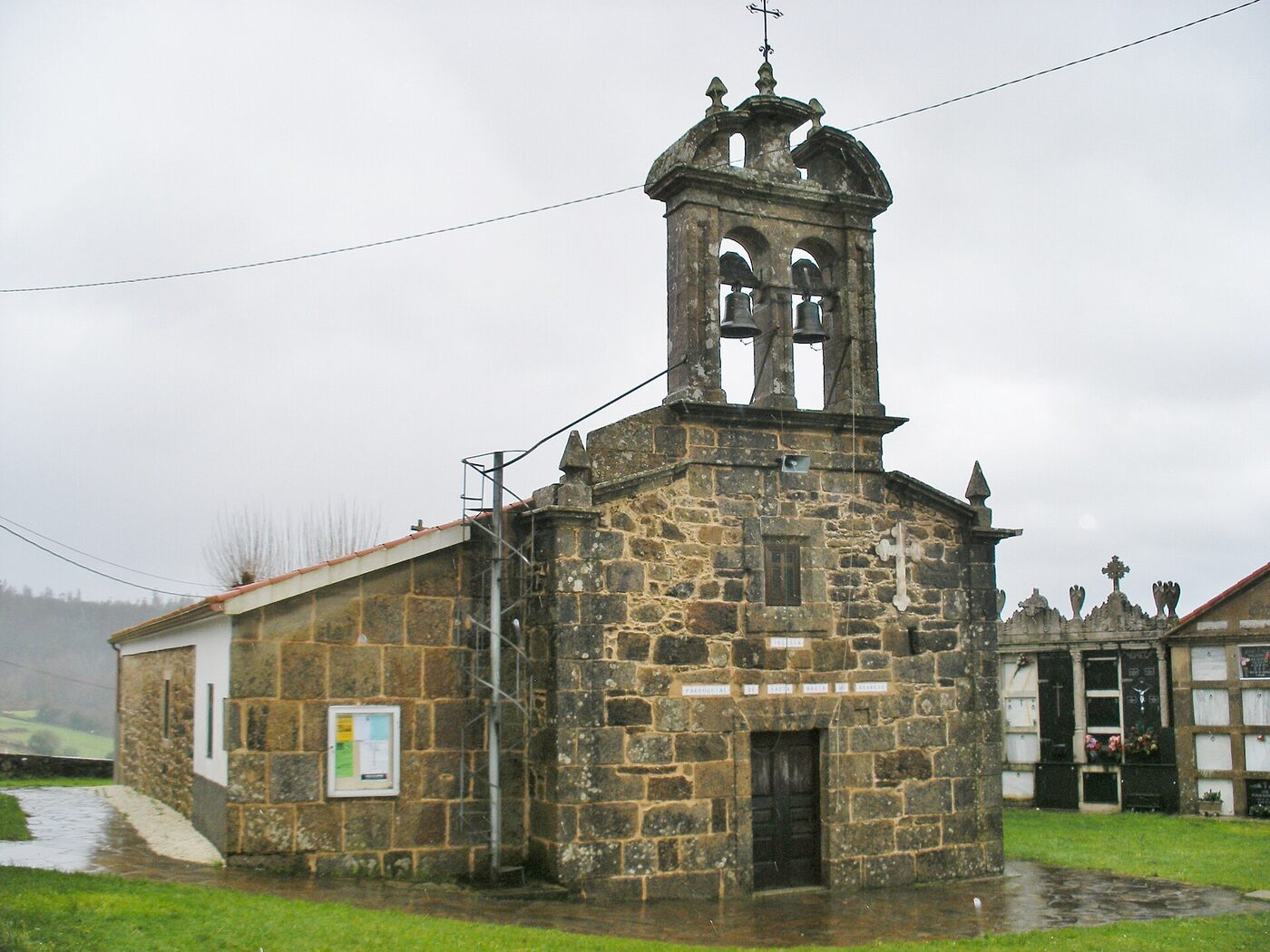 Igrexa de Santa María de Arabexo en Val do Dubra