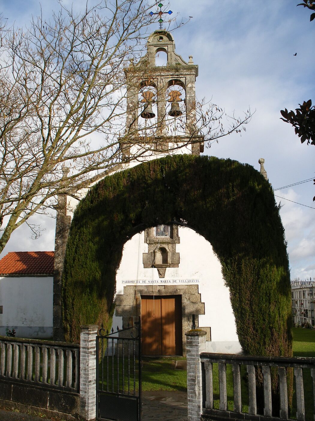 Igrexa de Santa María de Viladavil en Arzúa