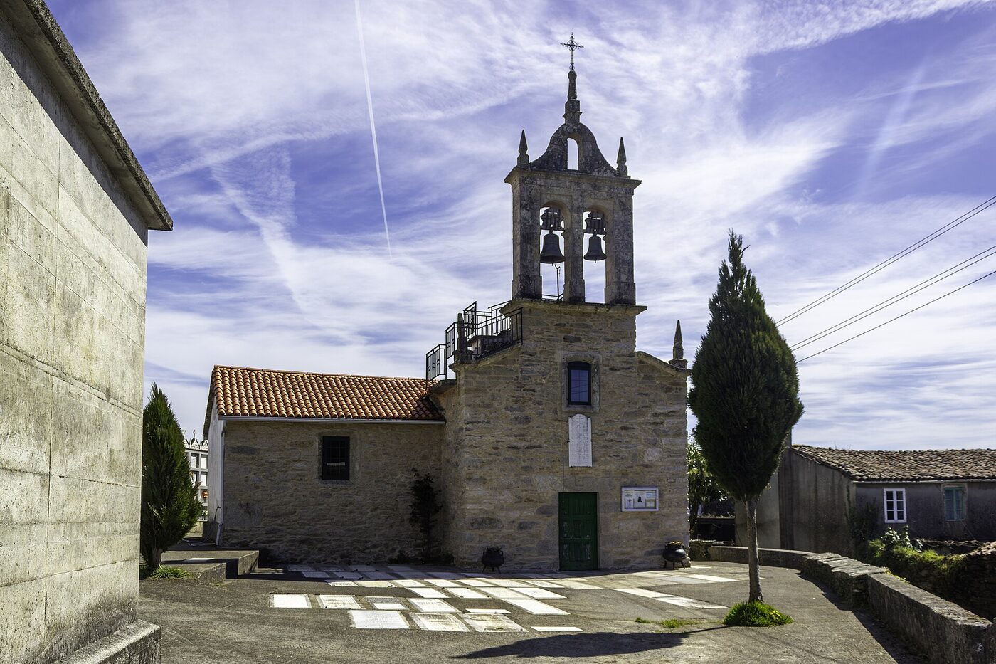 Igrexa de Santo Estevo de Pantiñobre en Arzúa