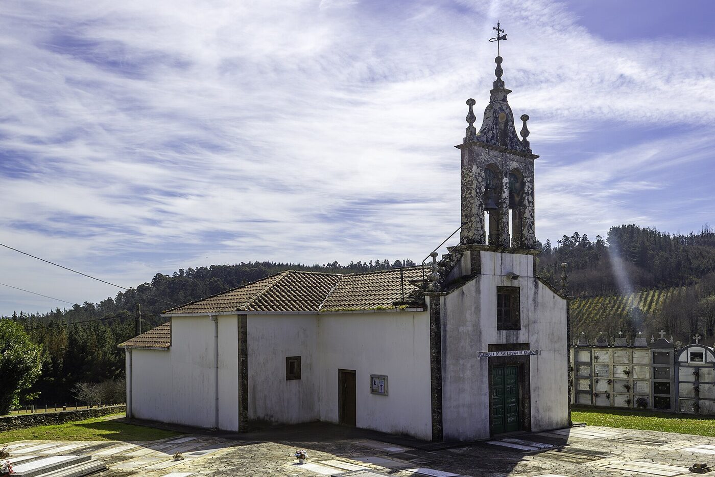 Igrexa de San Lourenzo de Brandeso en Arzúa
