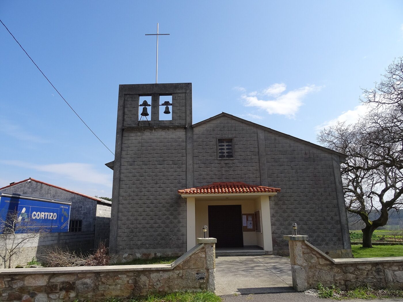 Capela de San Pedro e San Campio en Carballo
