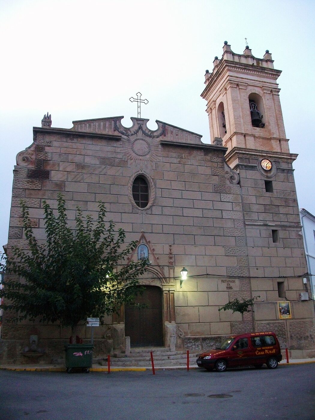 Esglesia Santa Barbara en Tárbena