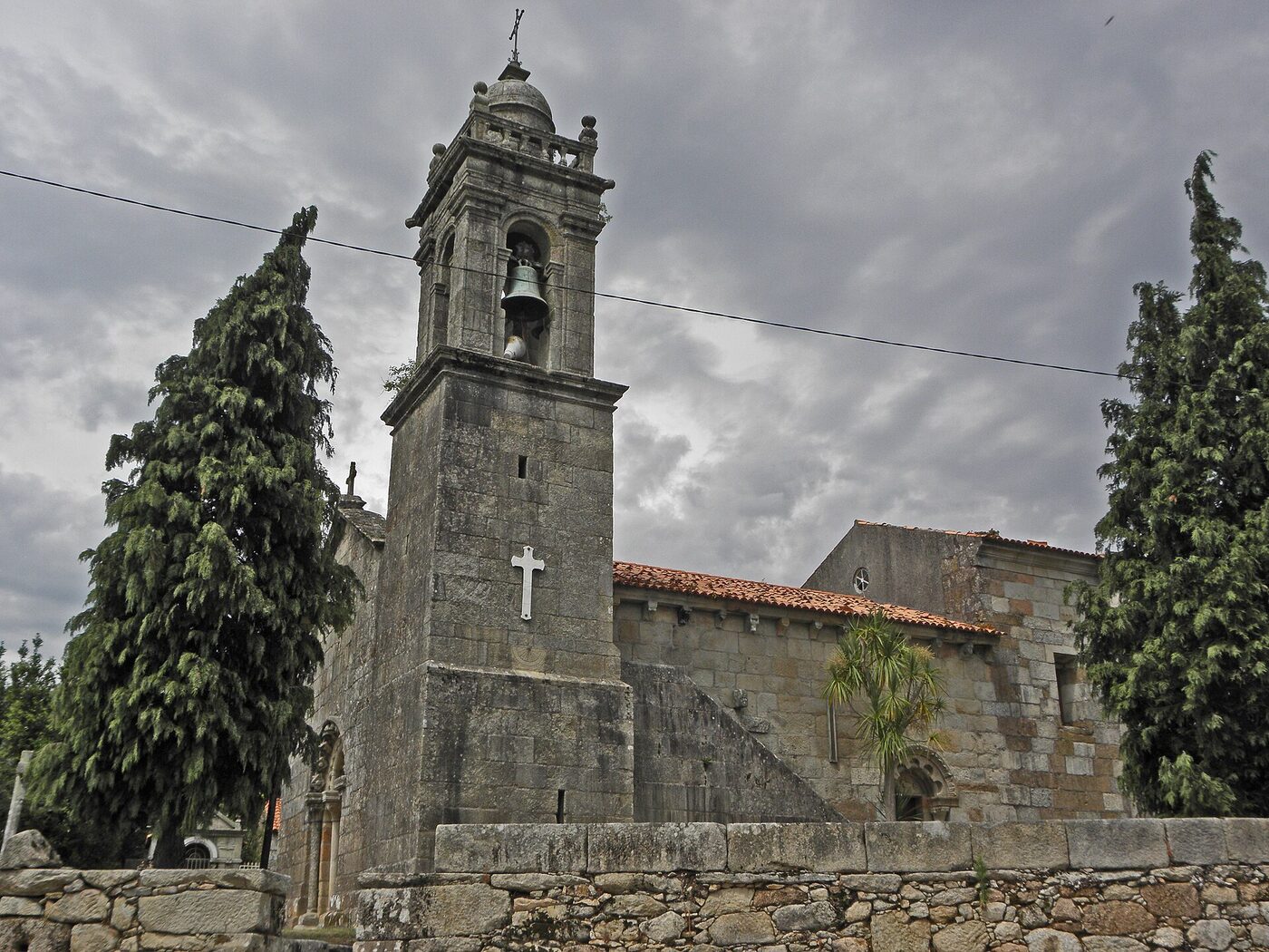 Igrexa de Santo Estevo de Saiar en Caldas de Reis
