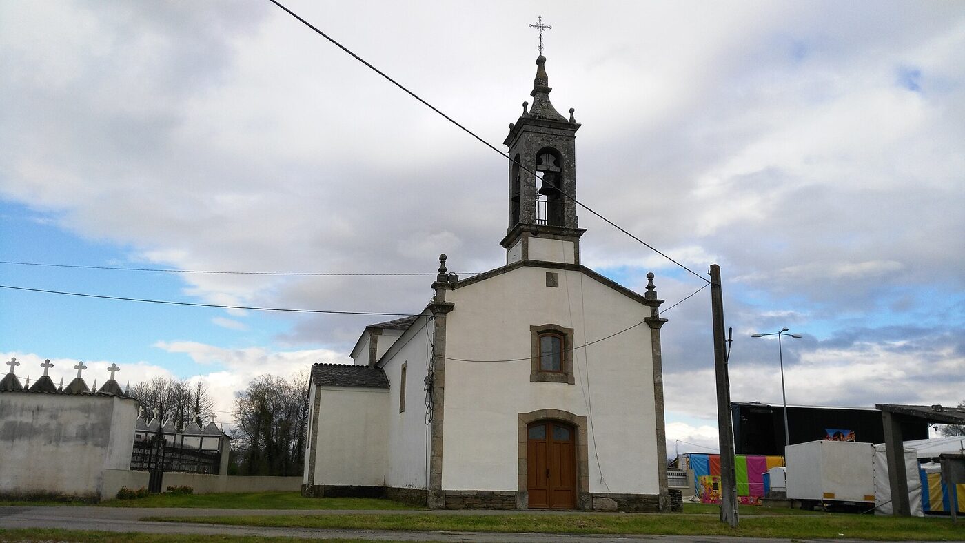 Igrexa de San Xurxo de Goá en Cospeito