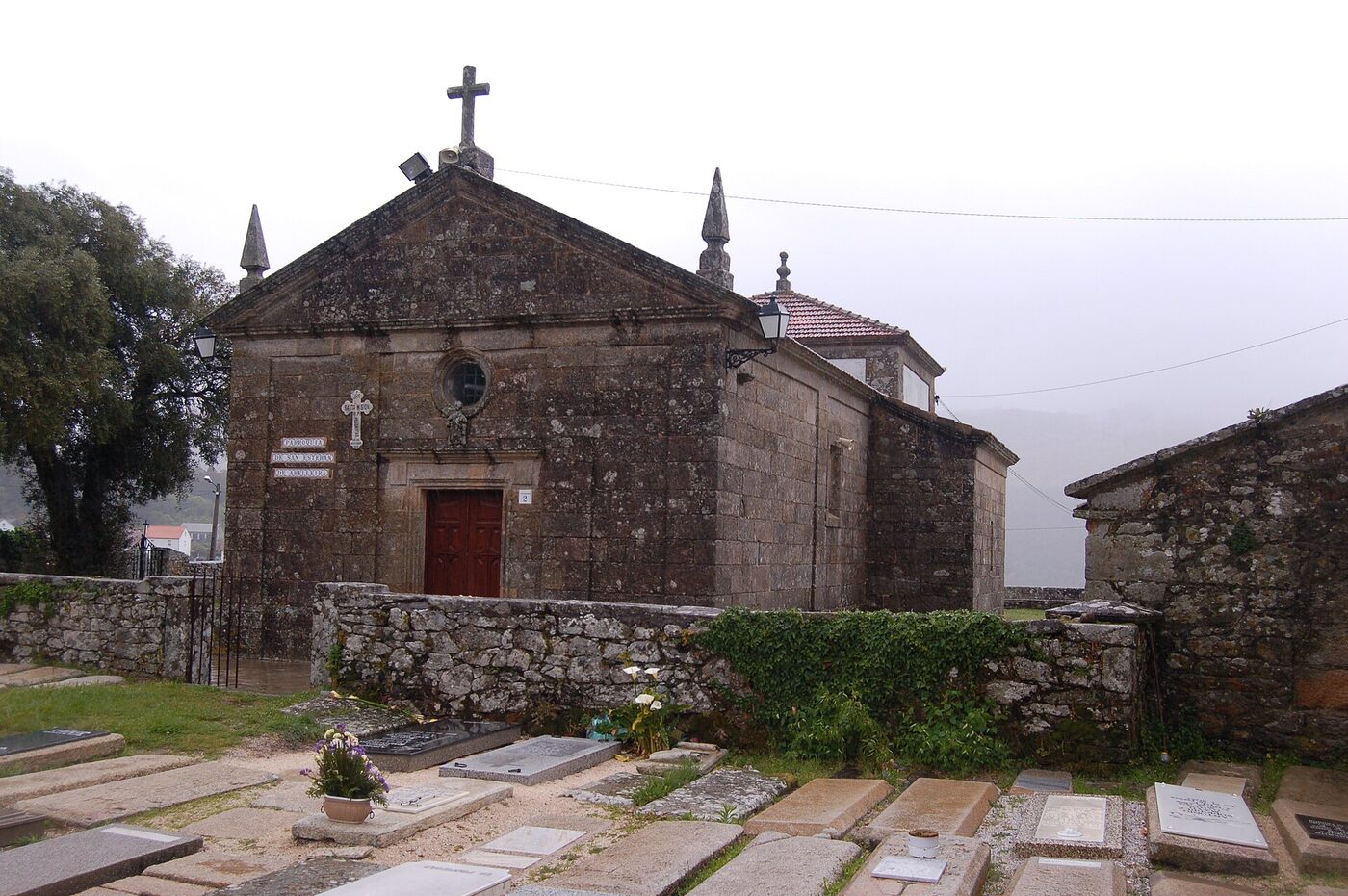 Igrexa de Santo Estevo de Abelleira en Muros