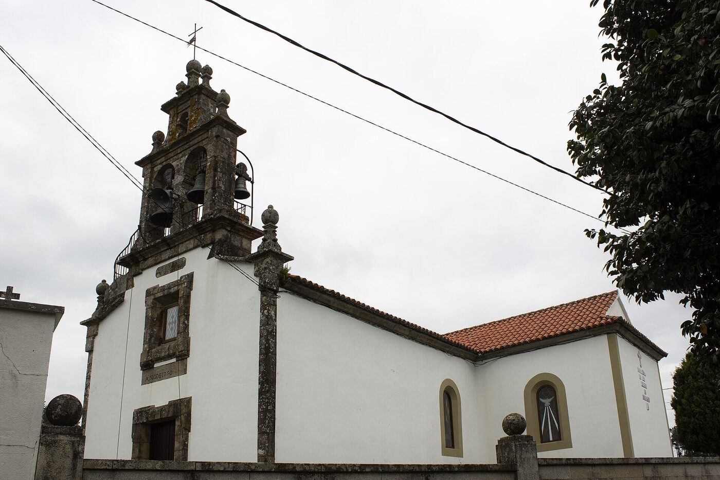 Igrexa de San Vicente de Boqueixón en Boqueixón