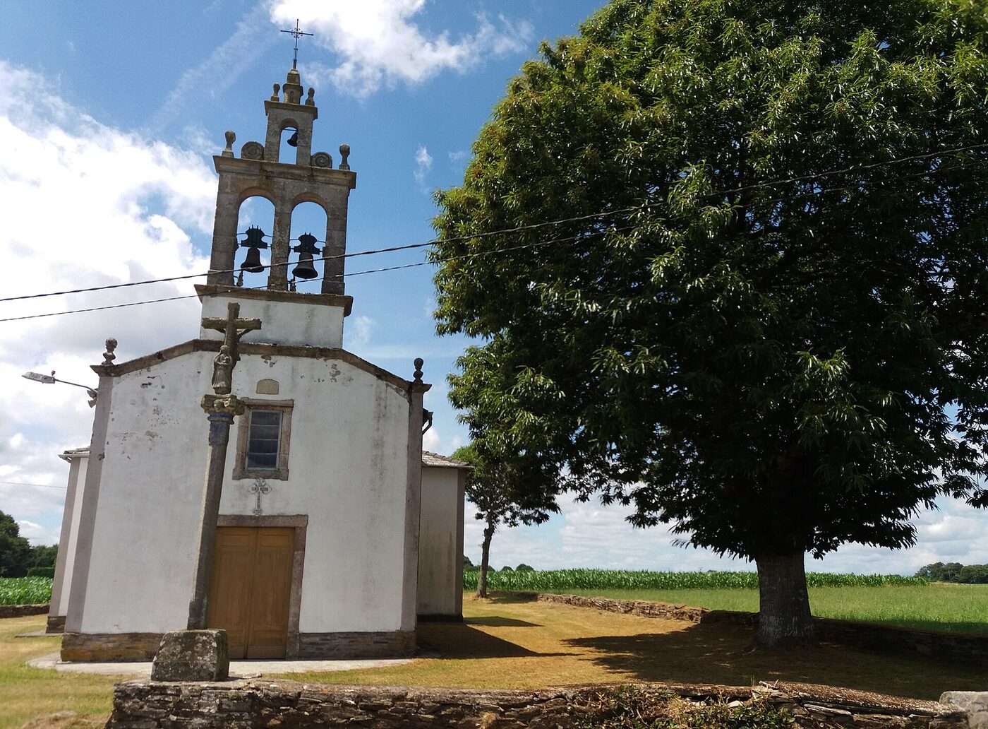 Igrexa de San Martiño de Lamas en Cospeito