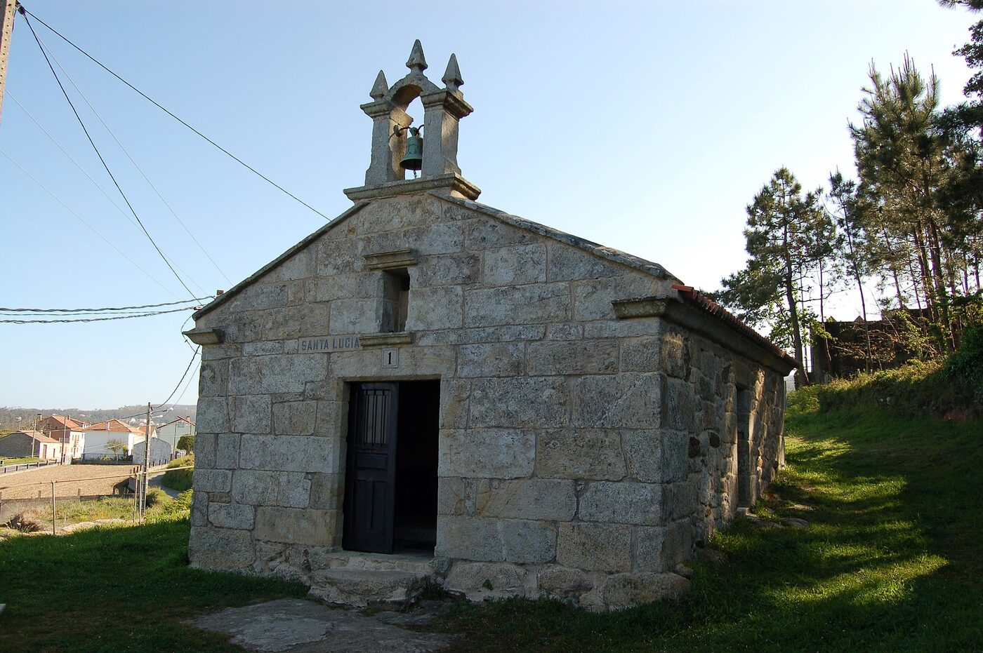 Capela de Santa Lucía en O Porto do Son