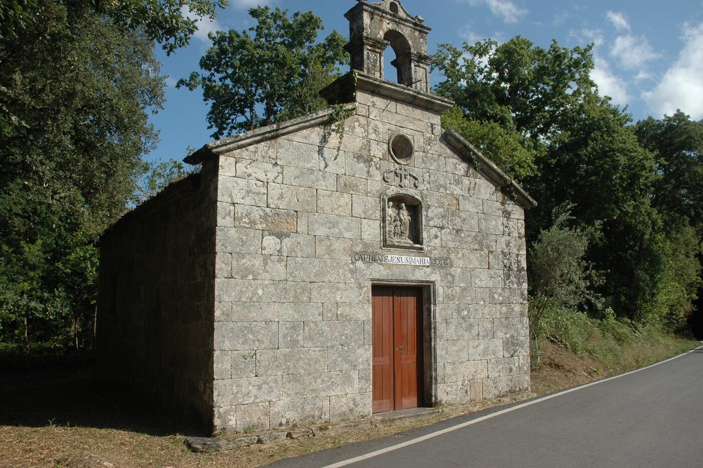 Capela da Sagrada Familia de Campelos en Santa Uxía de Ribeira