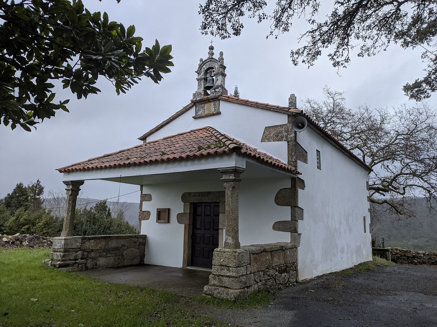 Capela de San Cristovo en Lousame