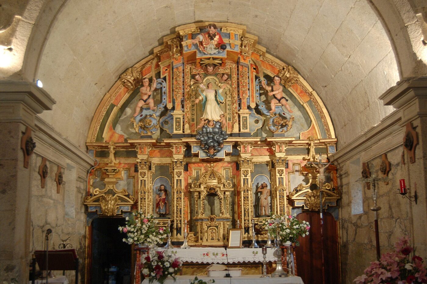 Igrexa de Santa María de Cequeril en Cuntis