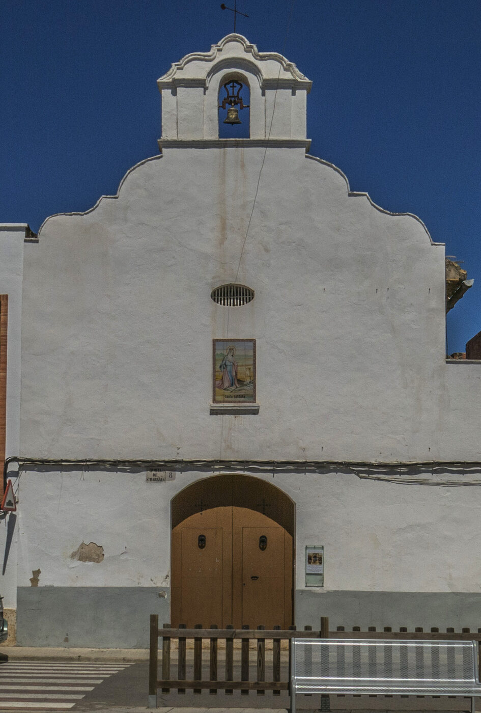 Ermita Santa Barbara en Villanueva de Castellón